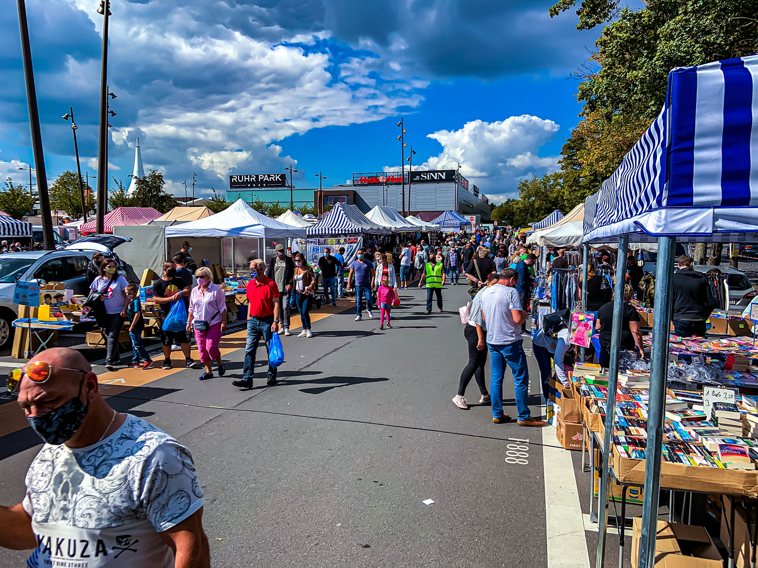 Ist am Sonntag Trödelmarkt im Ruhr Park?